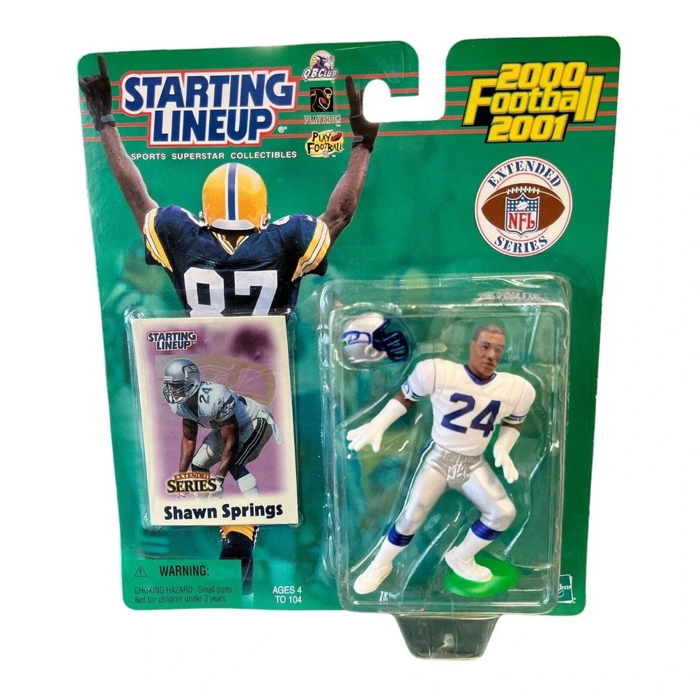 Shawn Springs 2000 Starting Lineup Figure Extended Series‎ Seattle Seahawks